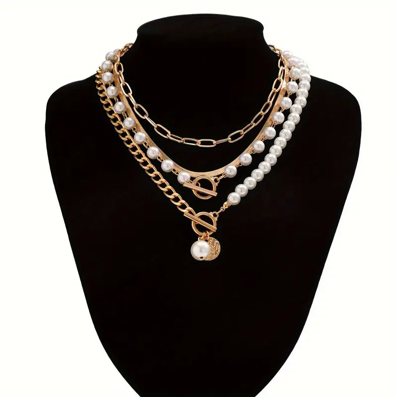 NOVARA | Contemporary Pearl Layered Necklace Collection