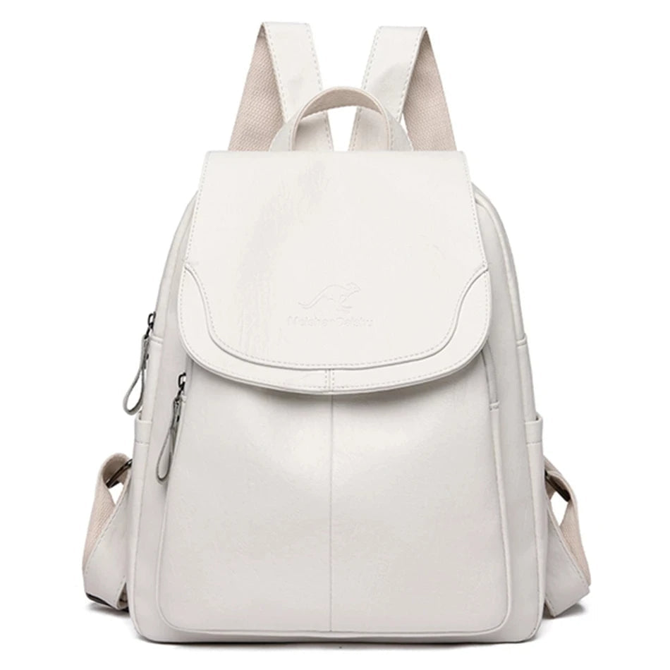PHOEBE | SAFE & STYLISH LEATHER BACKPACK