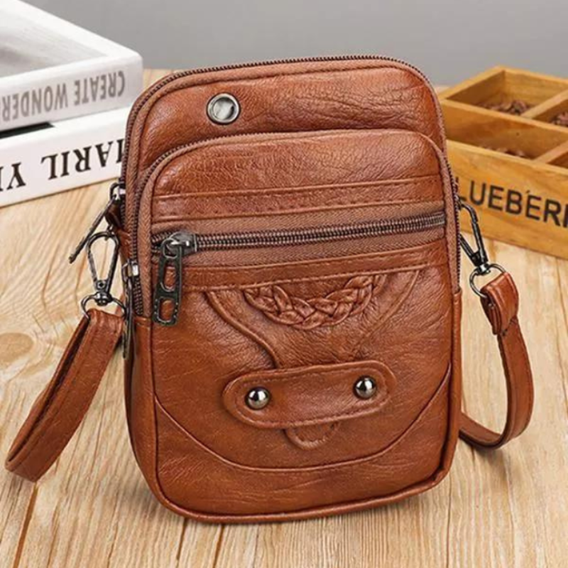 Irena | Classic Leather Vintage Bag