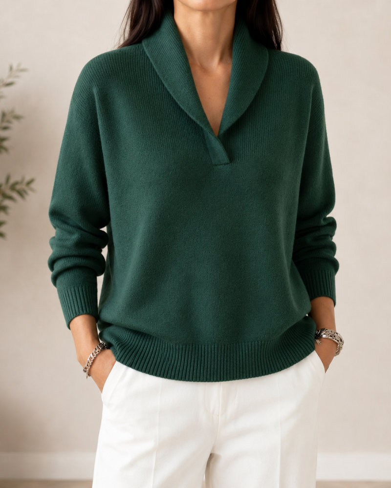 Milena - Shawl Collar Sweater