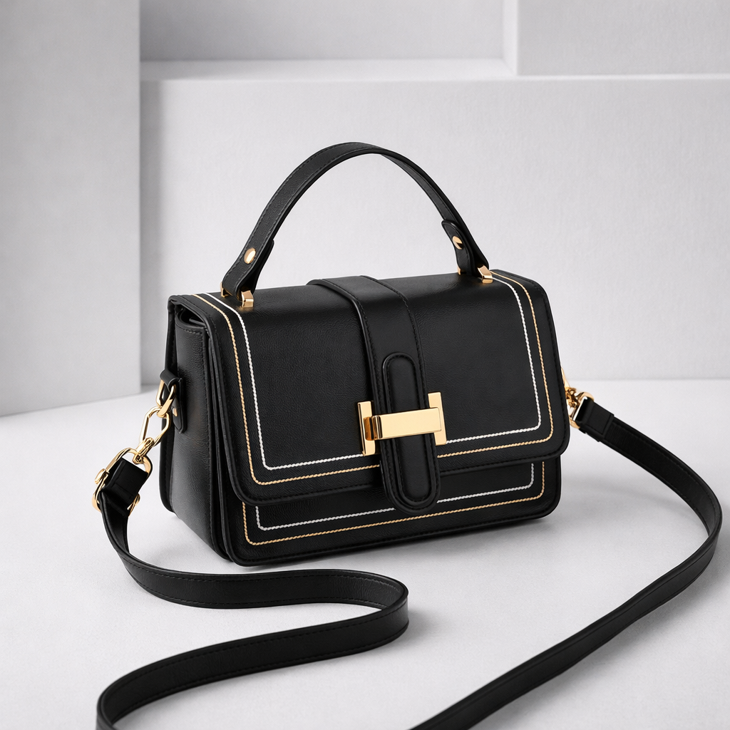 Luna Paris - Chic Leather Handbag