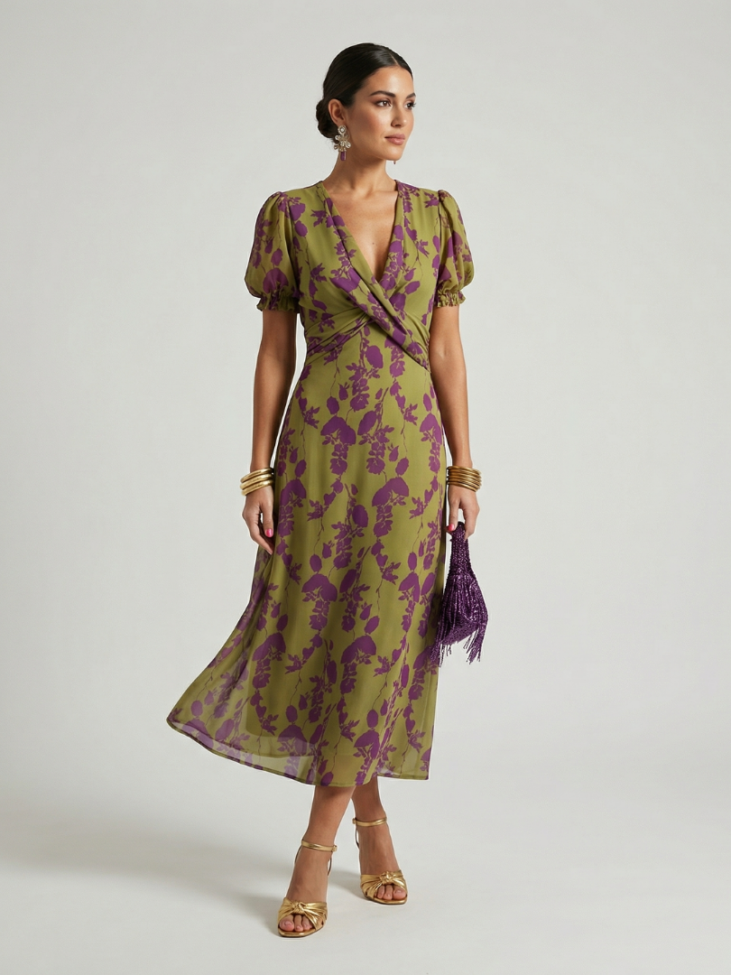 Violet & Grace™ | Easygoing Floral Midi Dress