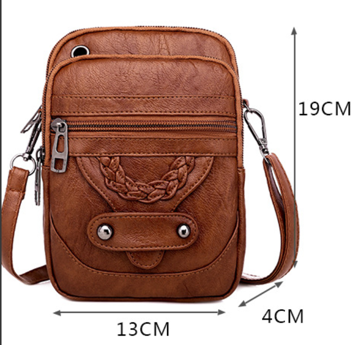 Irena | Classic Leather Vintage Bag