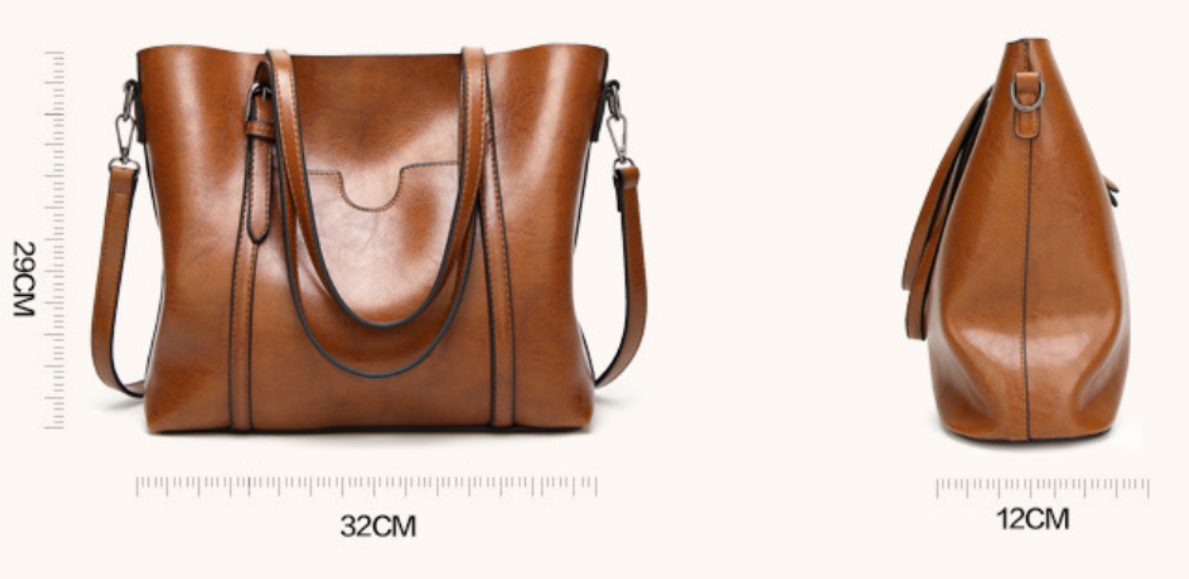 DAPHIRA | ELEGANT LEATHER SHOULDER BAG