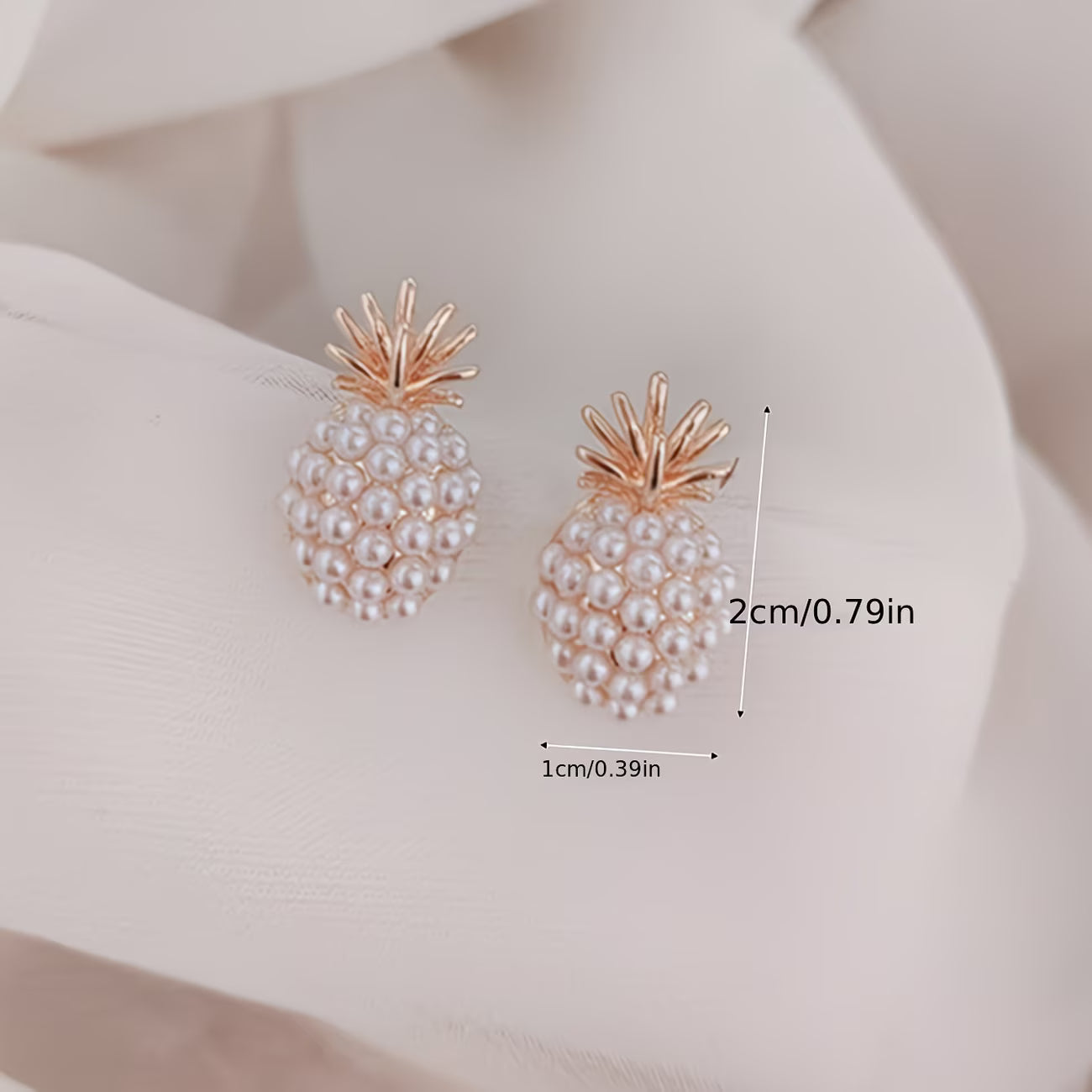 ANANIA | Pineapple Pearl Earrings