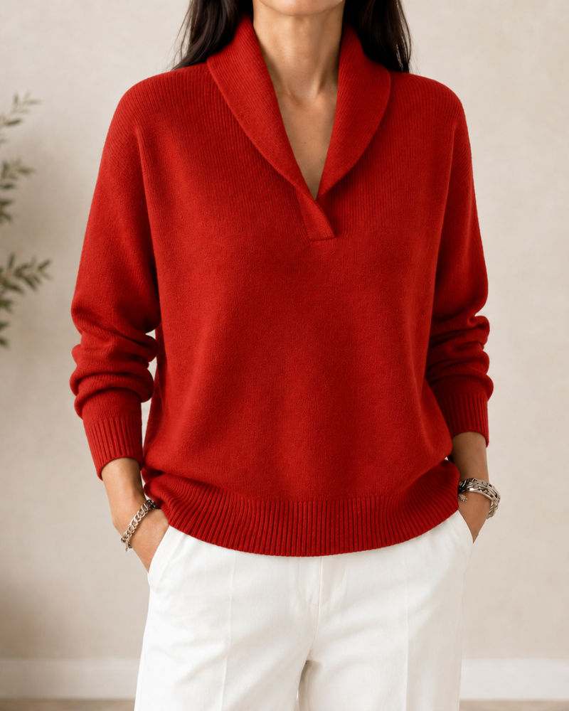 Milena - Shawl Collar Sweater