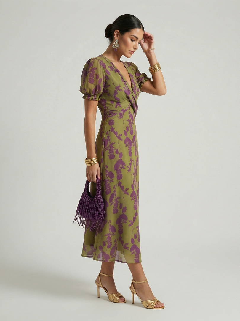 Violet & Grace™ | Easygoing Floral Midi Dress