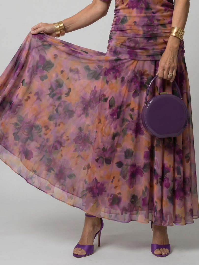 Calen | Off-Shoulder Flowing Midi Dress