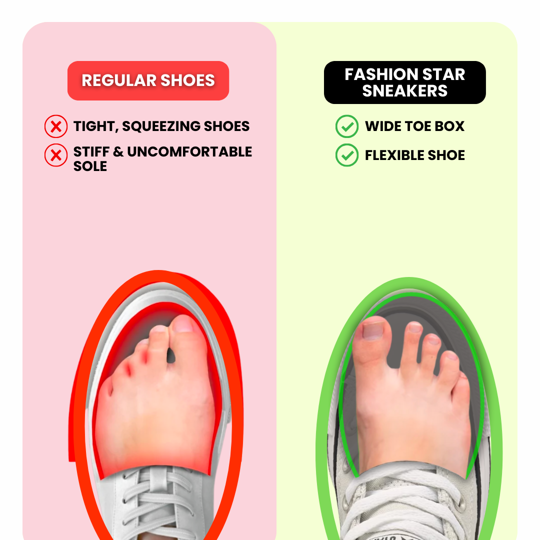 FASHION STAR™ TRENDY ORTHOPAEDIC SNEAKERS