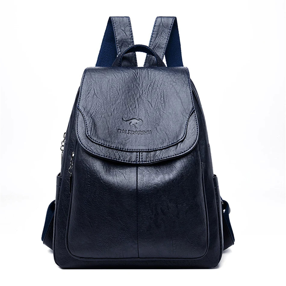 PHOEBE | SAFE & STYLISH LEATHER BACKPACK