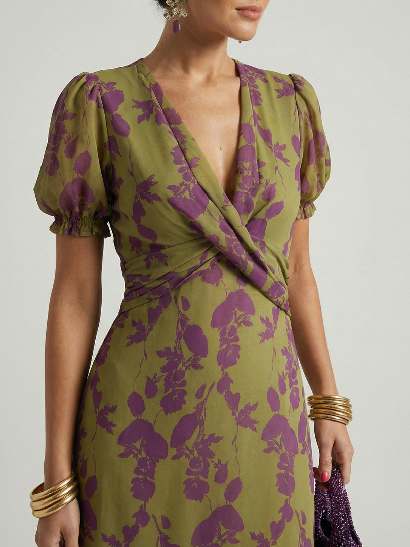 Violet & Grace™ | Easygoing Floral Midi Dress