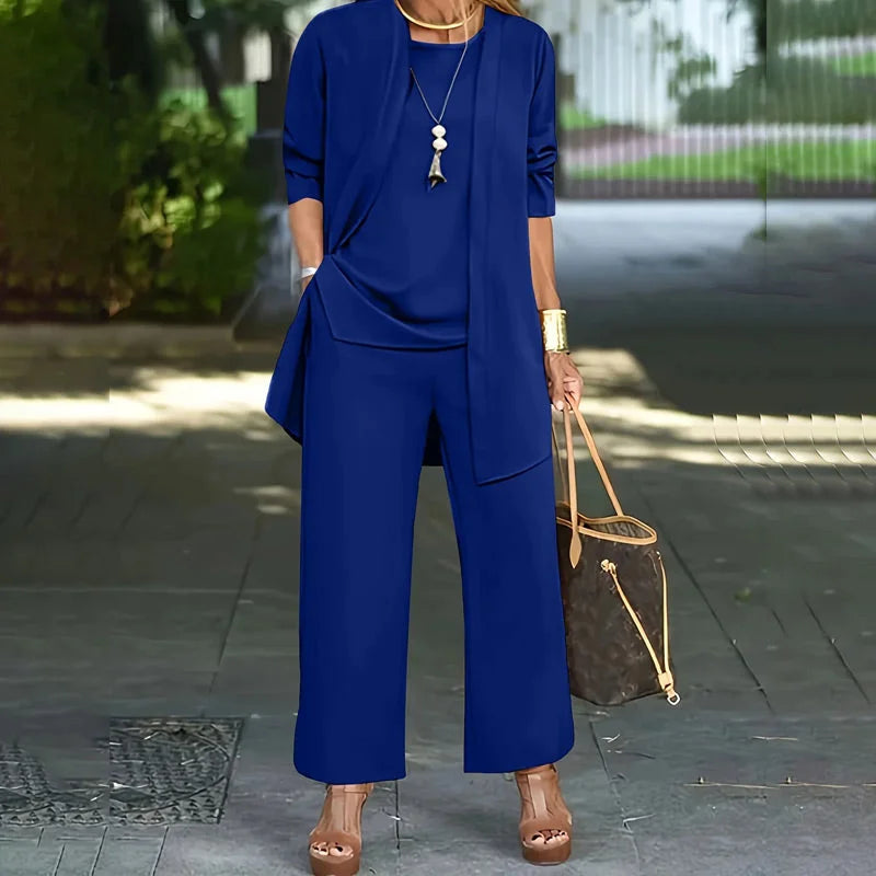 Kaevia™ – 3-Piece Relaxed Fit Lounge Ensemble