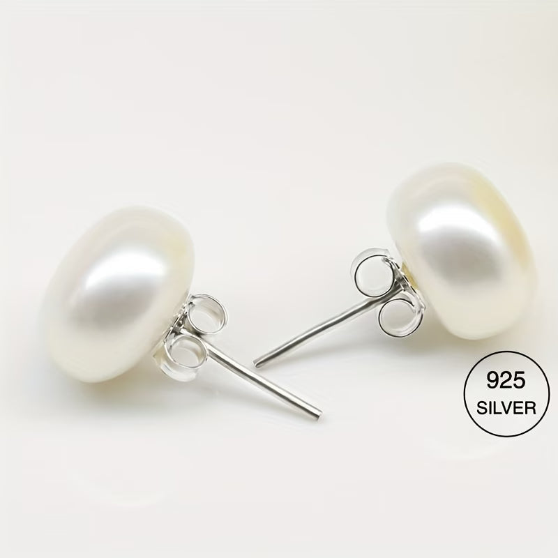 CLARISSA | Timeless Pearl Stud Earrings