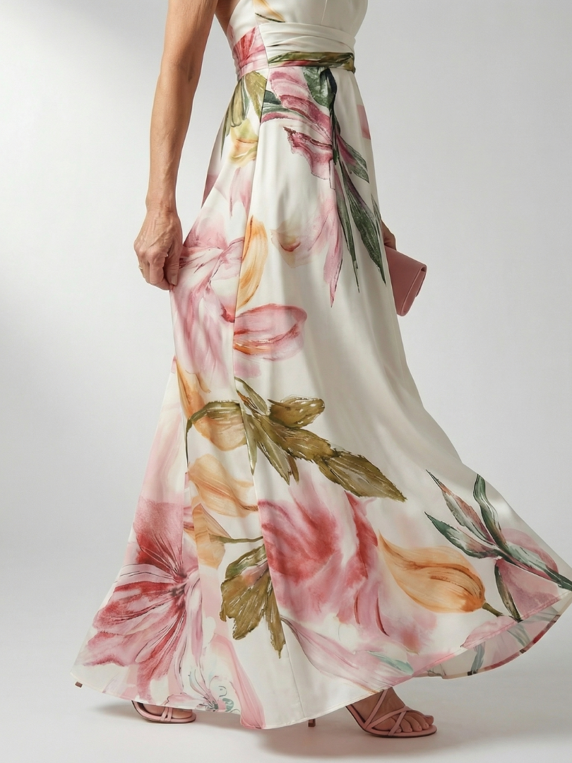 Amiel | Elegant Floral Maxi Dress