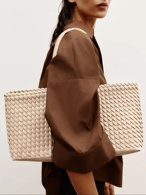 LINDSAY™ - Chic Woven Tote Bag for Everyday Style