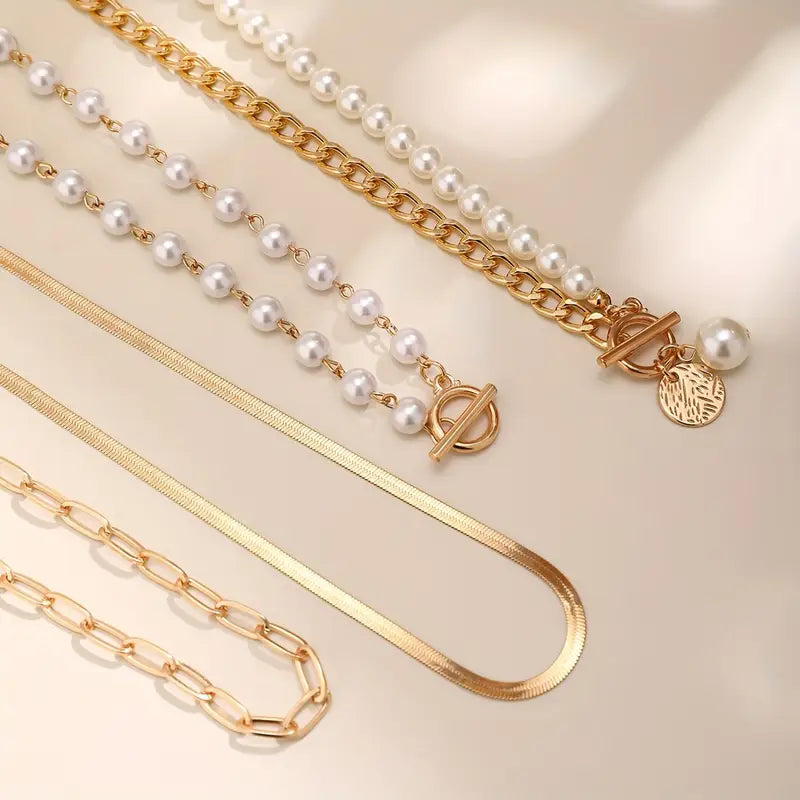 NOVARA | Contemporary Pearl Layered Necklace Collection