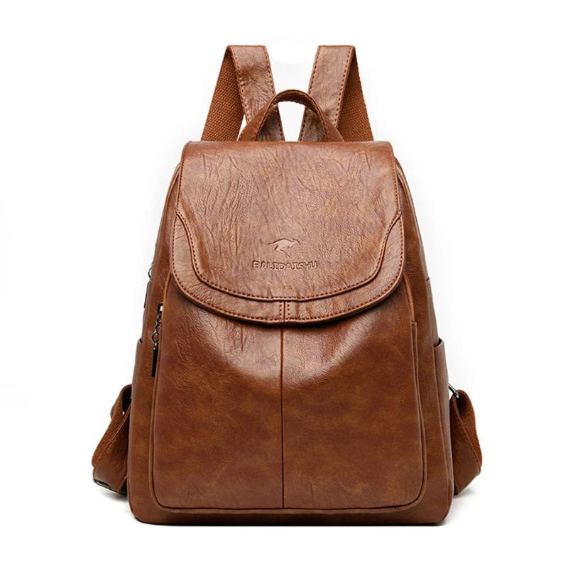 PHOEBE | SAFE & STYLISH LEATHER BACKPACK