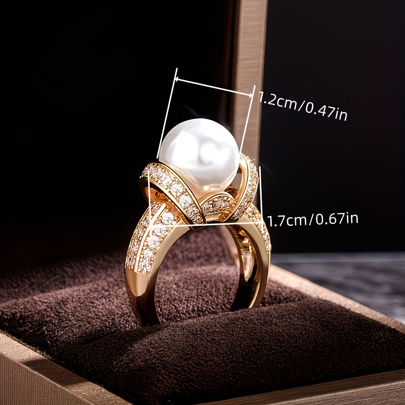 REGINA | Crown Pearl Ring