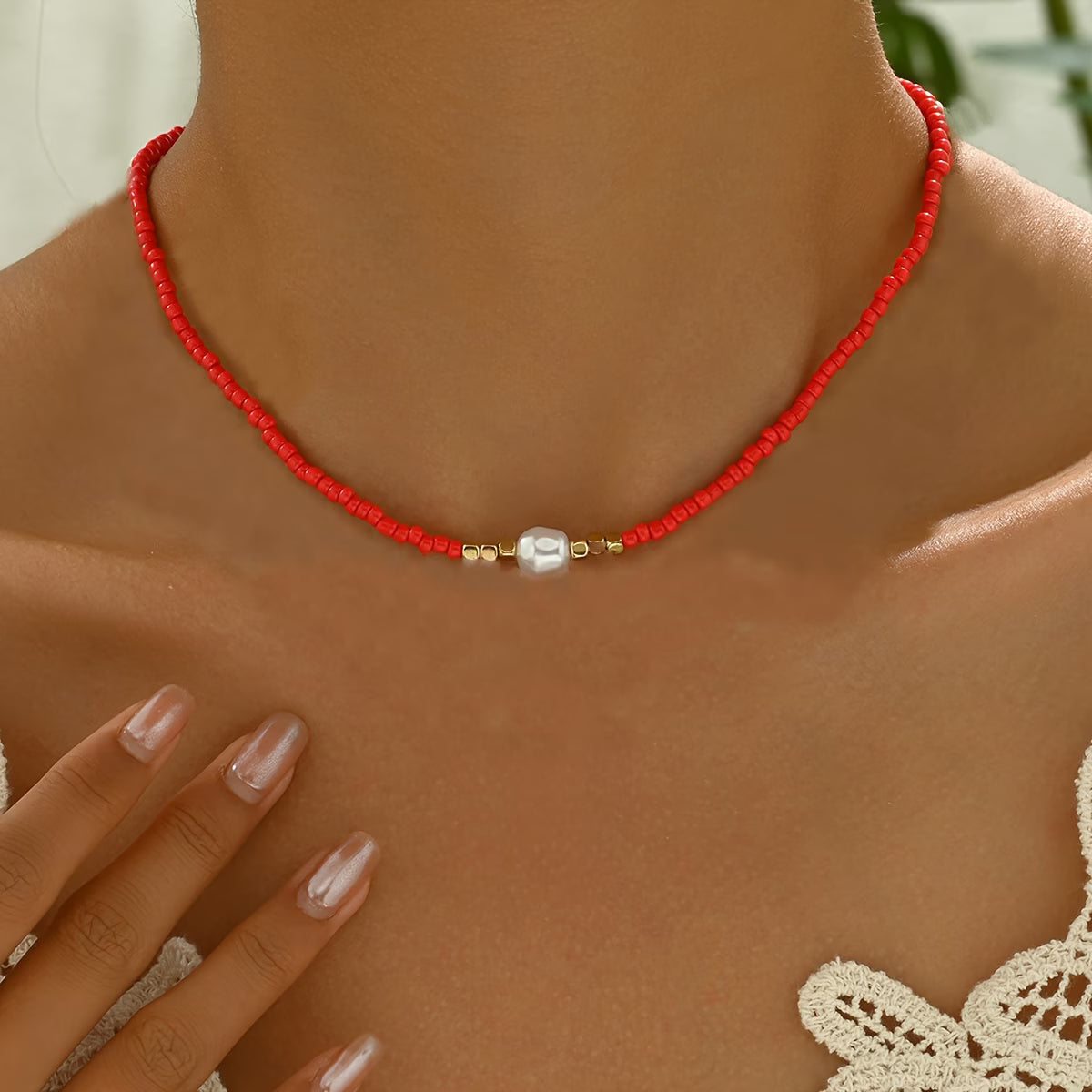 ISLA | Elegant Minimalist Pearl Necklace