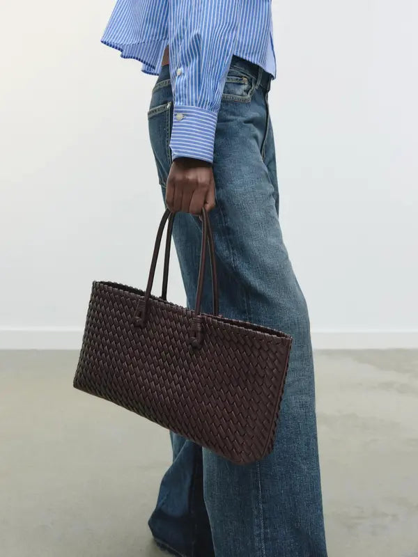 LINDSAY™ - Chic Woven Tote Bag for Everyday Style