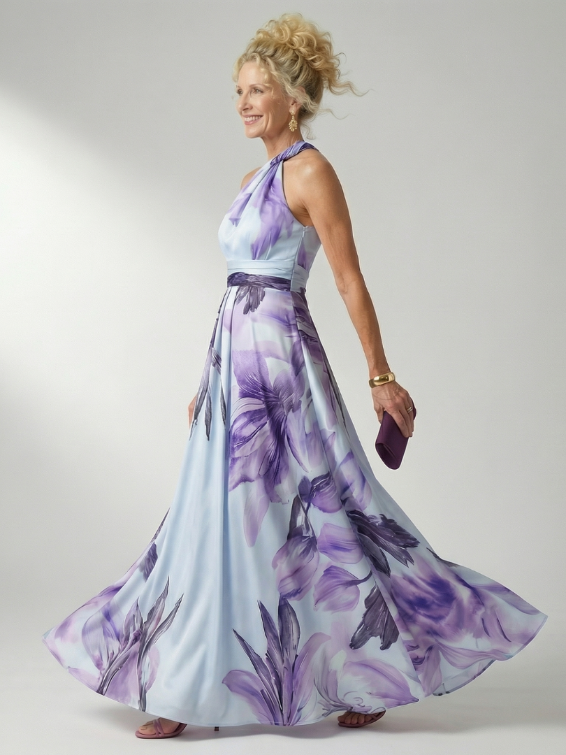 Amiel | Elegant Floral Maxi Dress