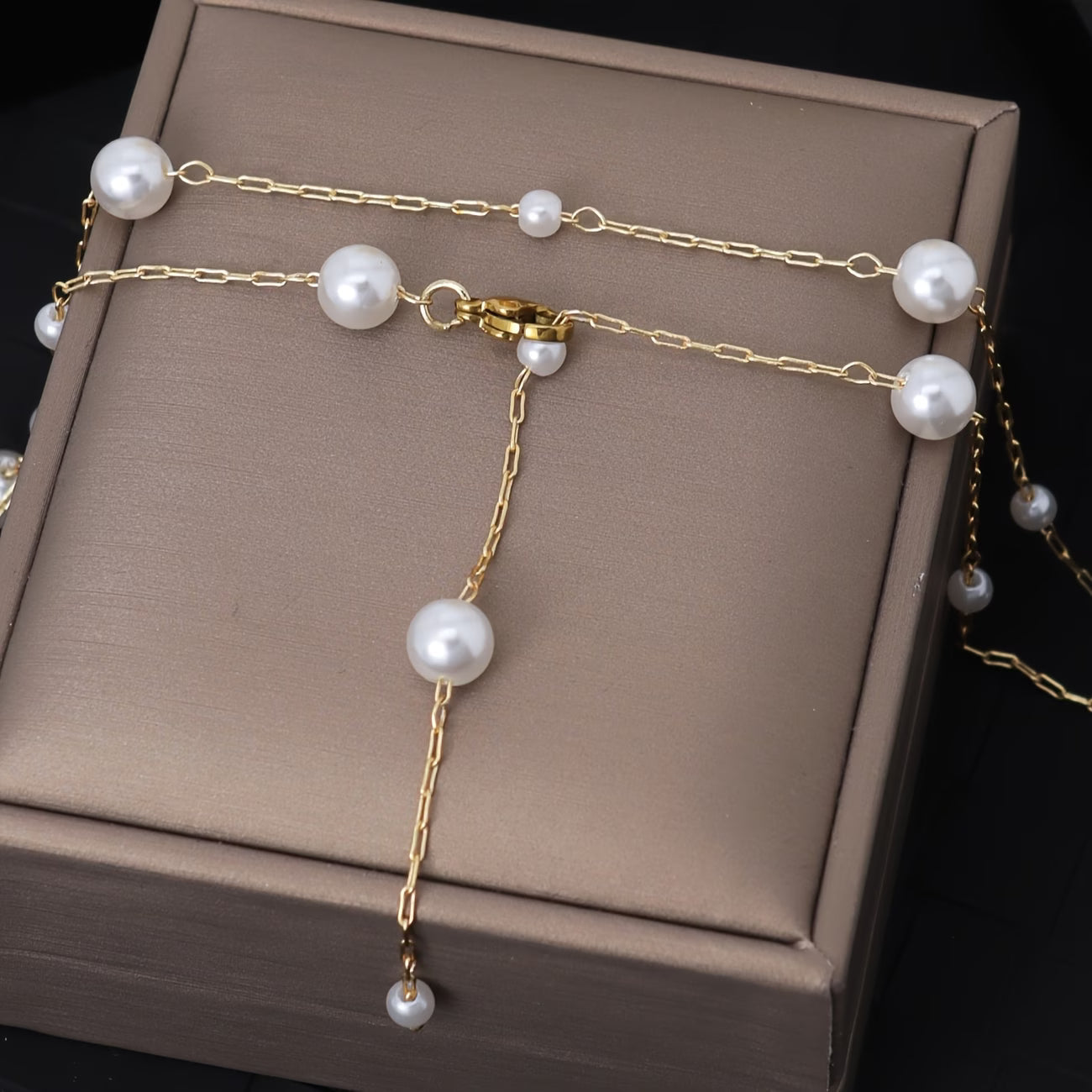 CELESTE | LUXURIOUS SKY PEARL NECKLACE