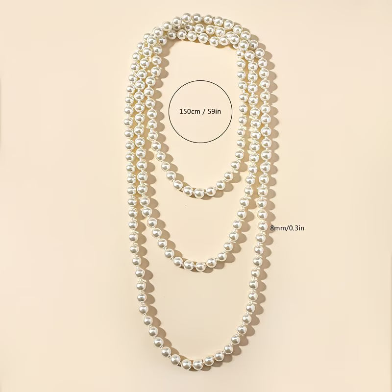 CELESTINE | CLASSIC DOUBLE PEARL NECKLACE