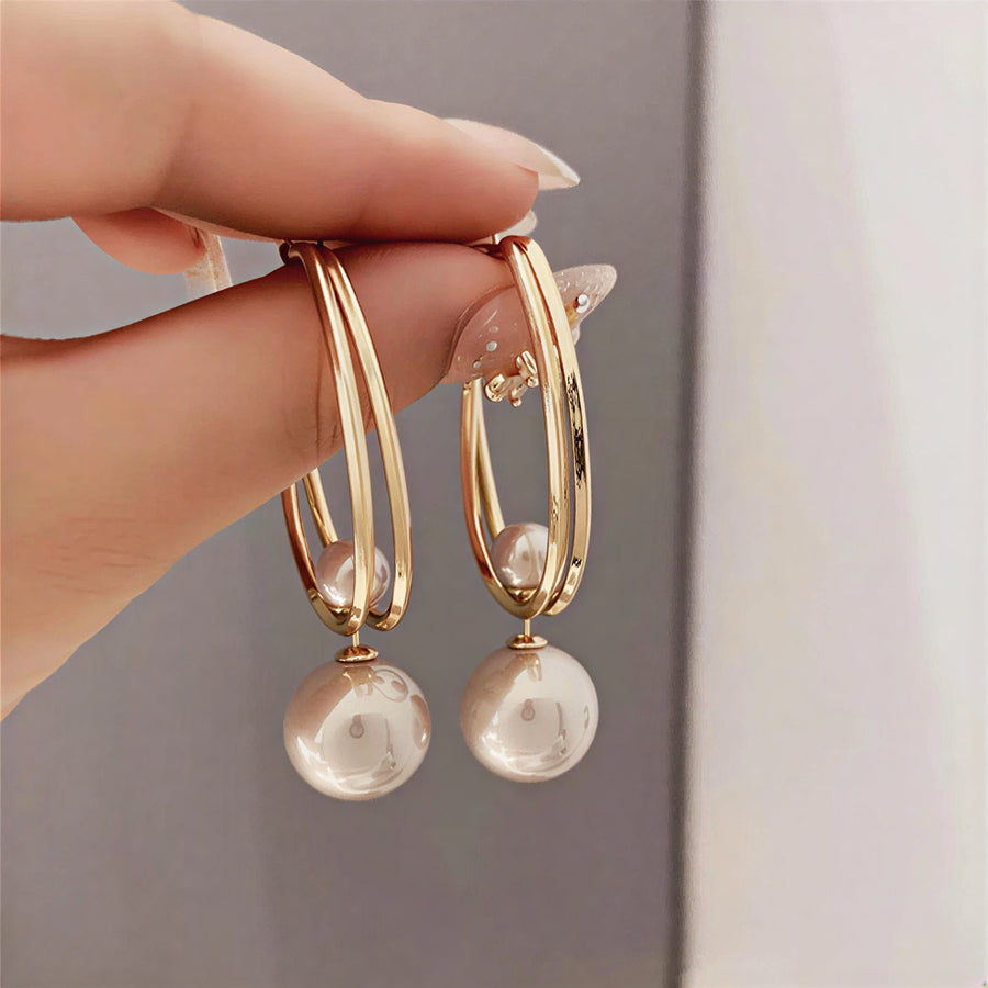VIOLET | Retro-Inspired Pearl Earrings