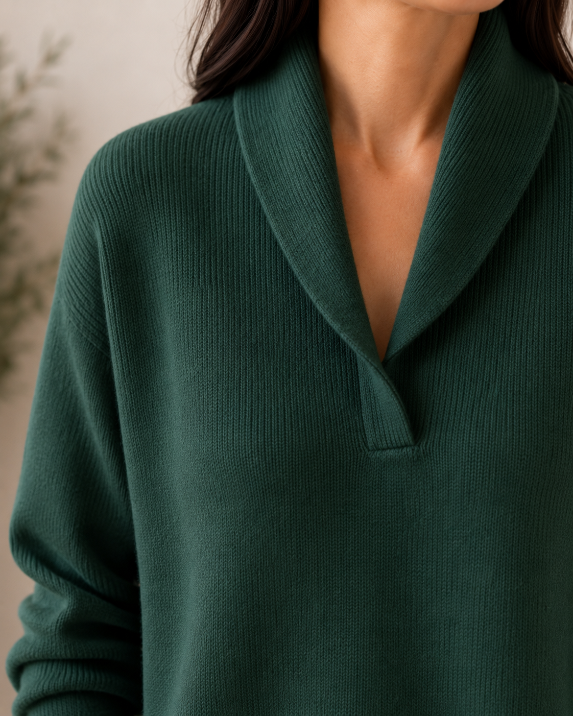Milena - Shawl Collar Sweater
