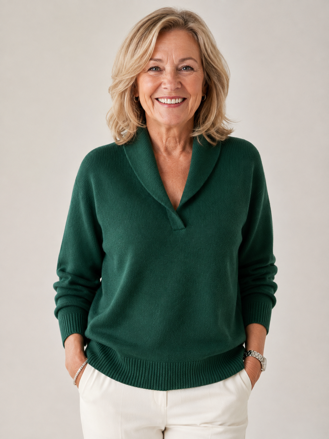Milena - Shawl Collar Sweater