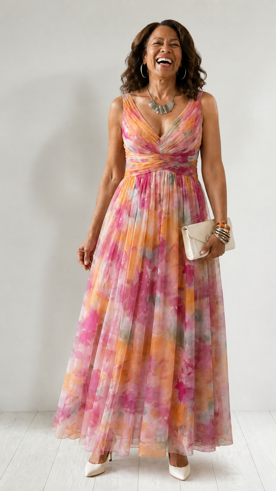 Violet & Grace™ | Cozy Maxi Wrap Dress