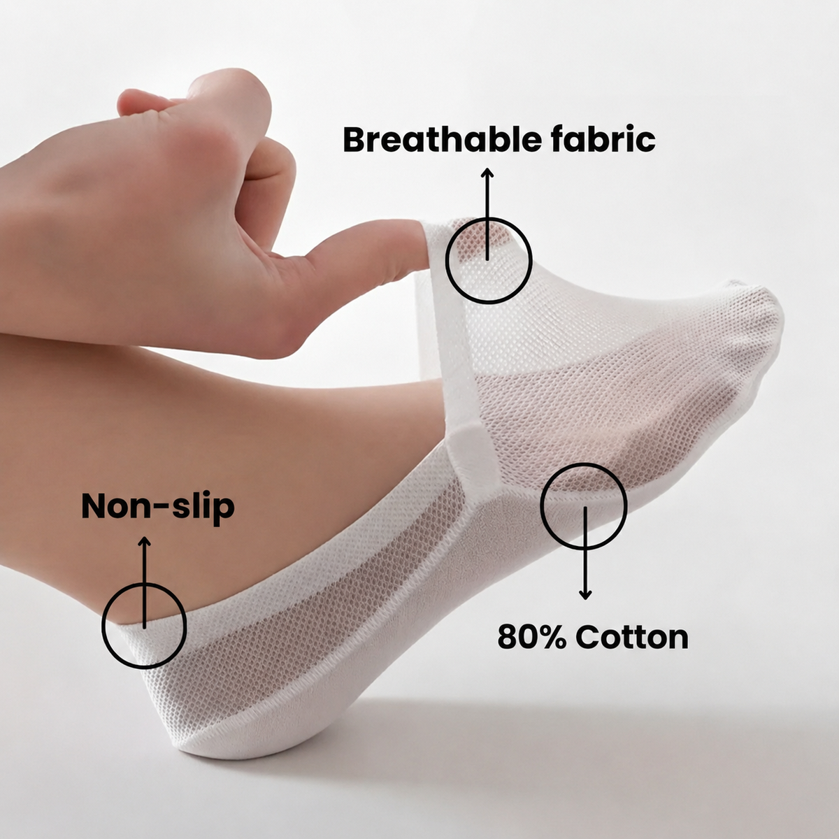 Iconic Invisible Socks
