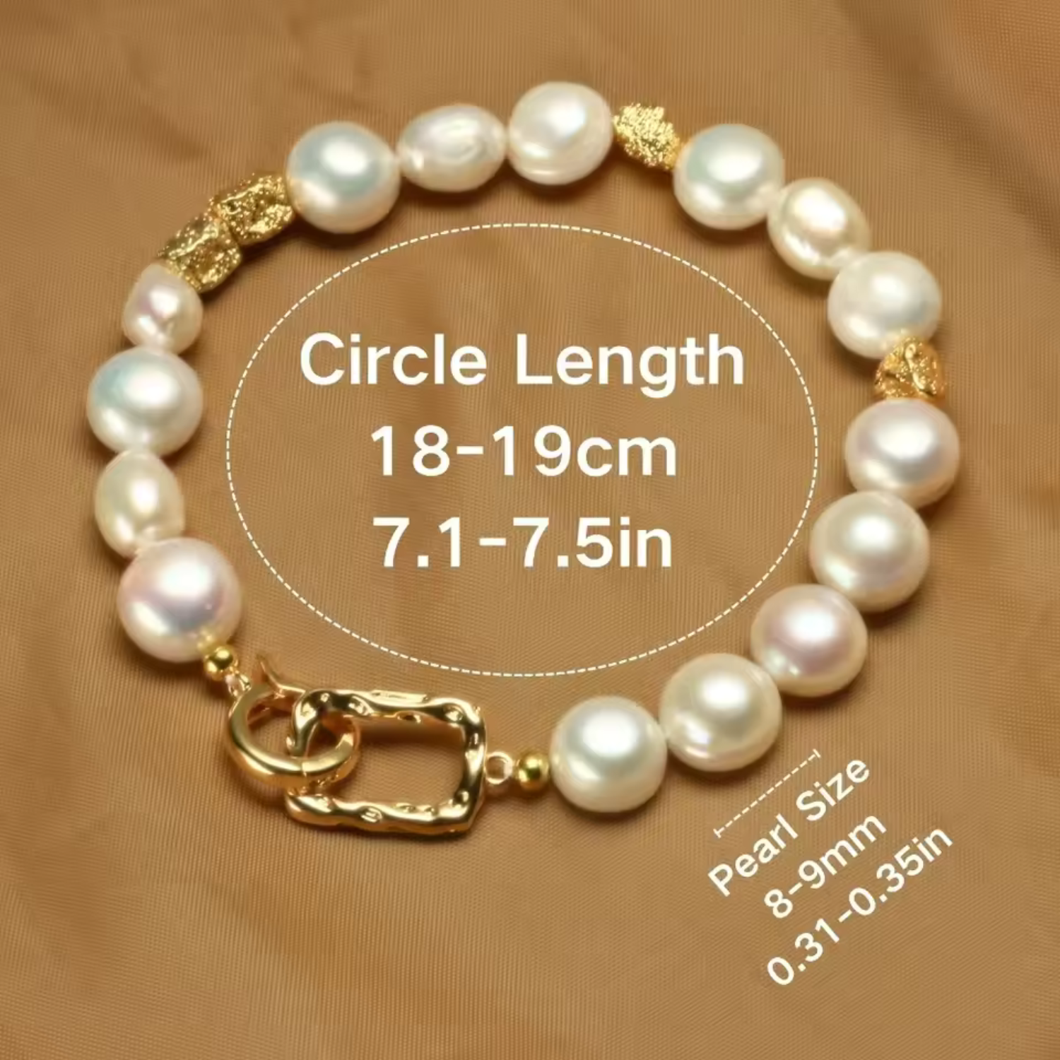 ISADORA | Sophisticated Baroque Pearl Bracelet