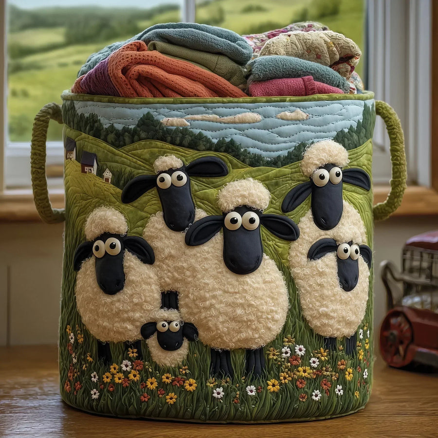 Marta | Artisan Hand-Quilted Storage Basket