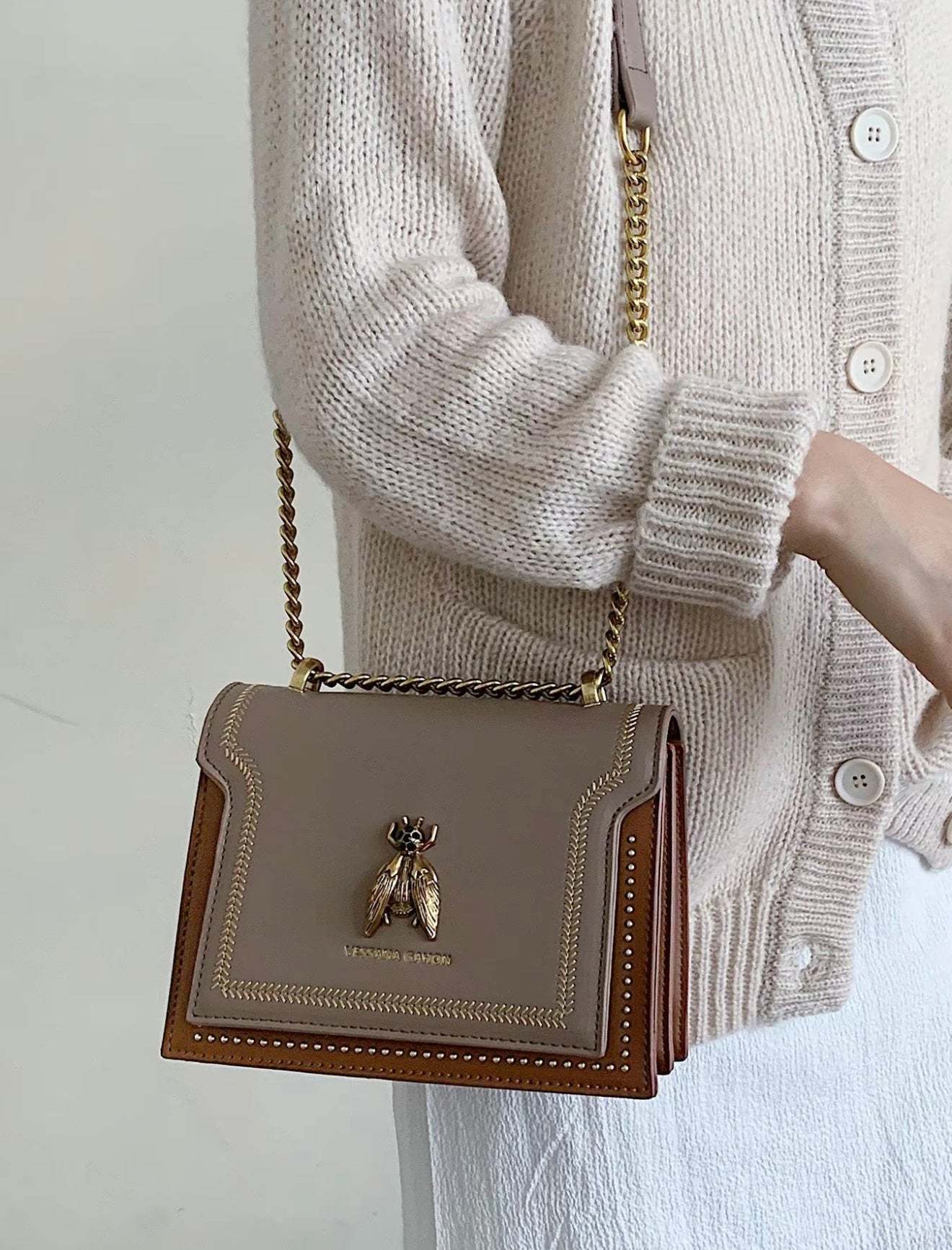 SIMONE™ - Classic Elegance Chain Bag