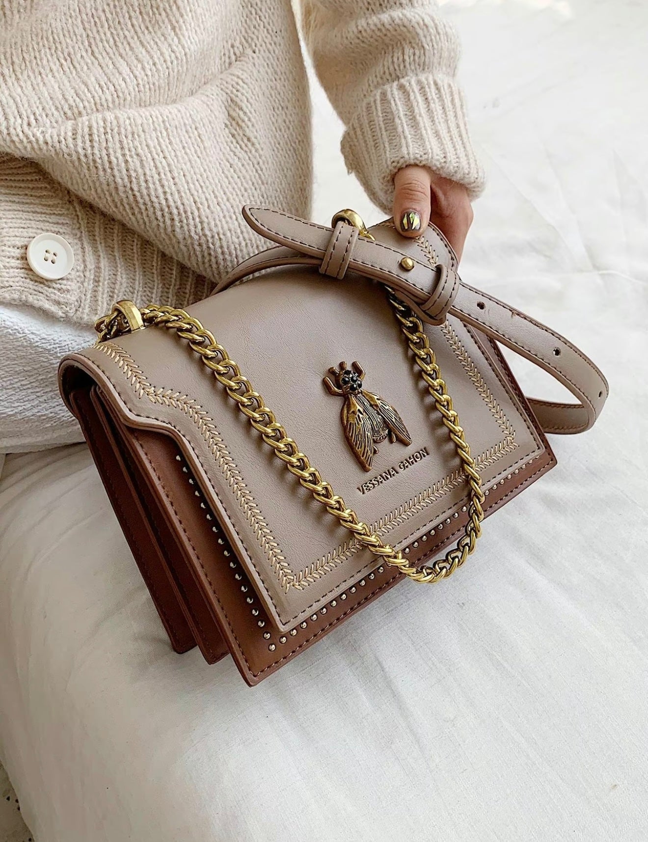 SIMONE™ - Classic Elegance Chain Bag