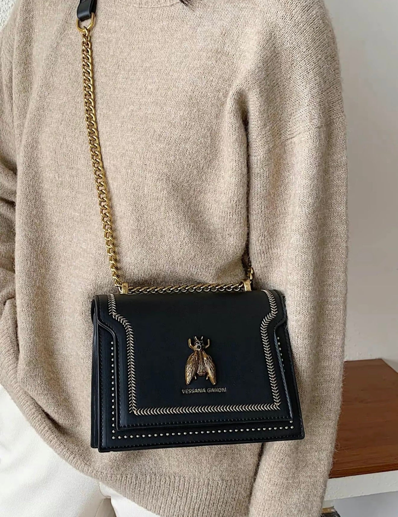 SIMONE™ - Classic Elegance Chain Bag