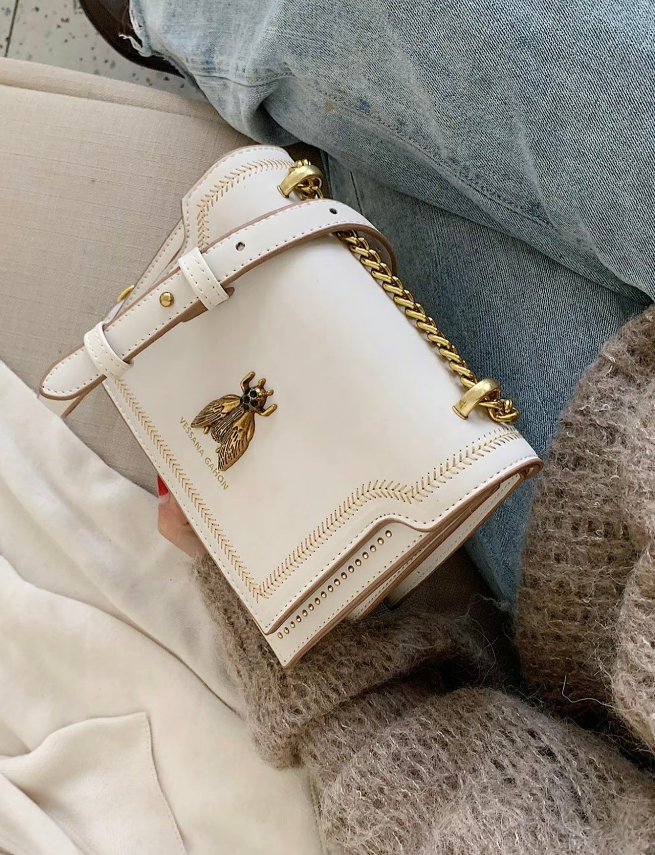 SIMONE™ - Classic Elegance Chain Bag