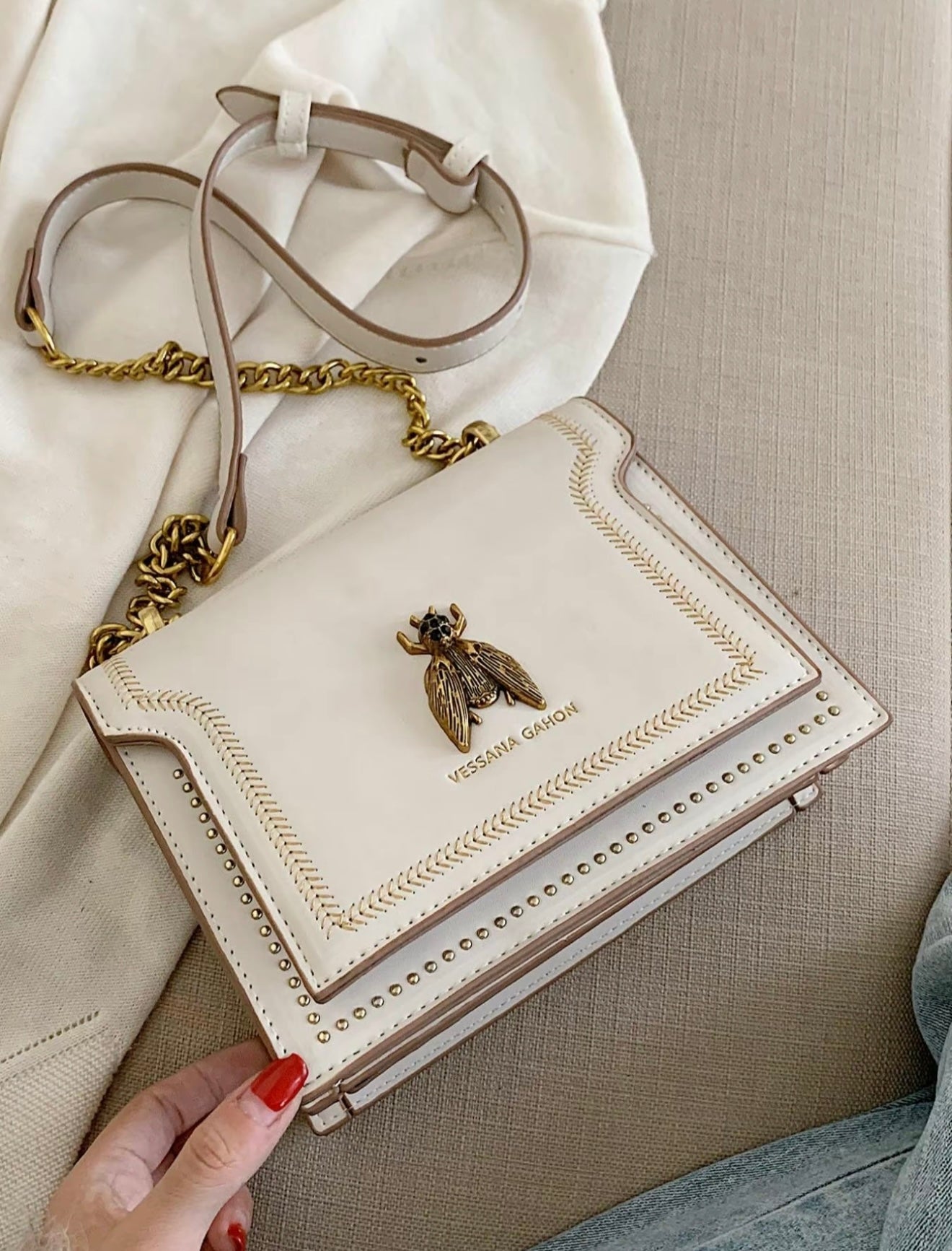 SIMONE™ - Classic Elegance Chain Bag