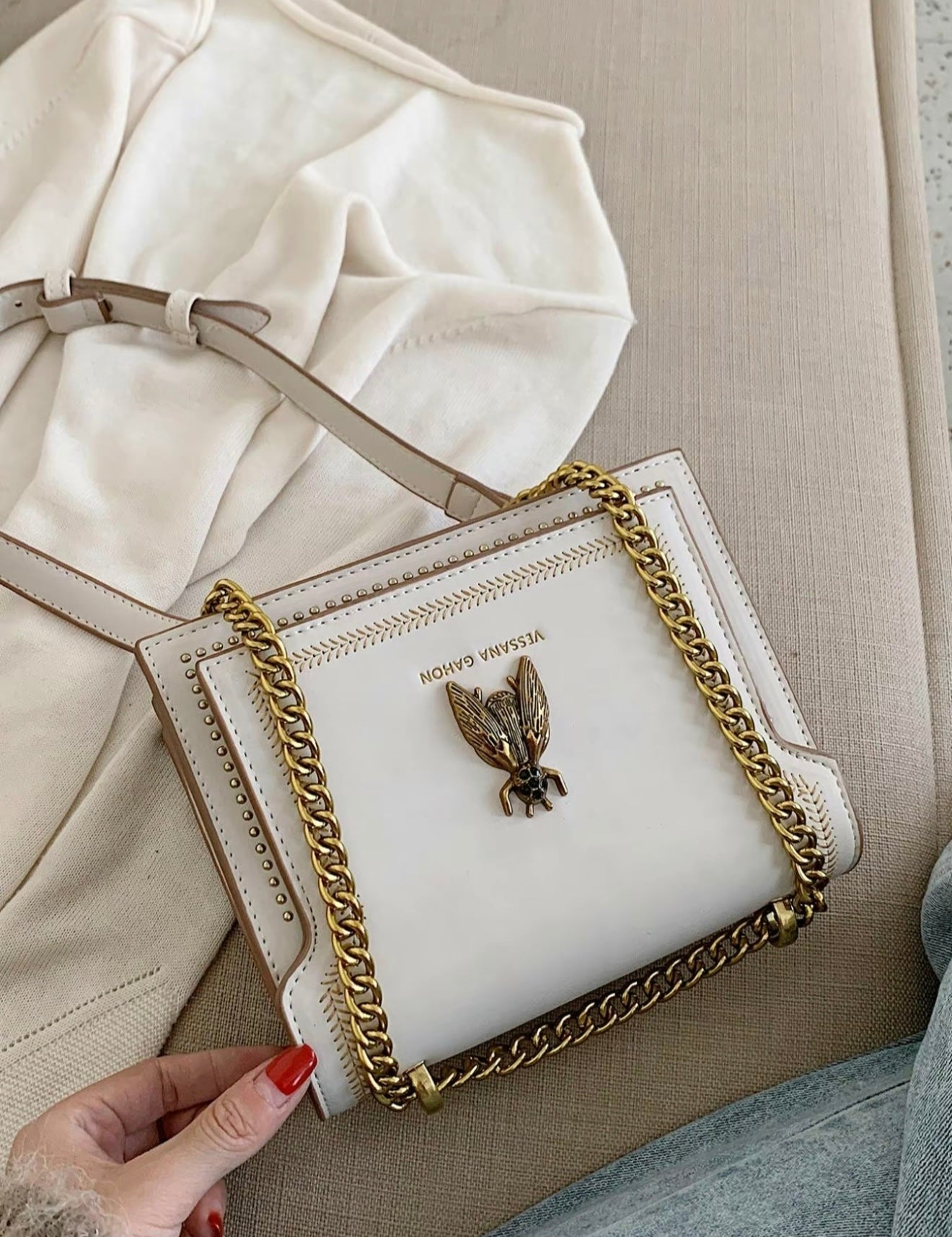 SIMONE™ - Classic Elegance Chain Bag