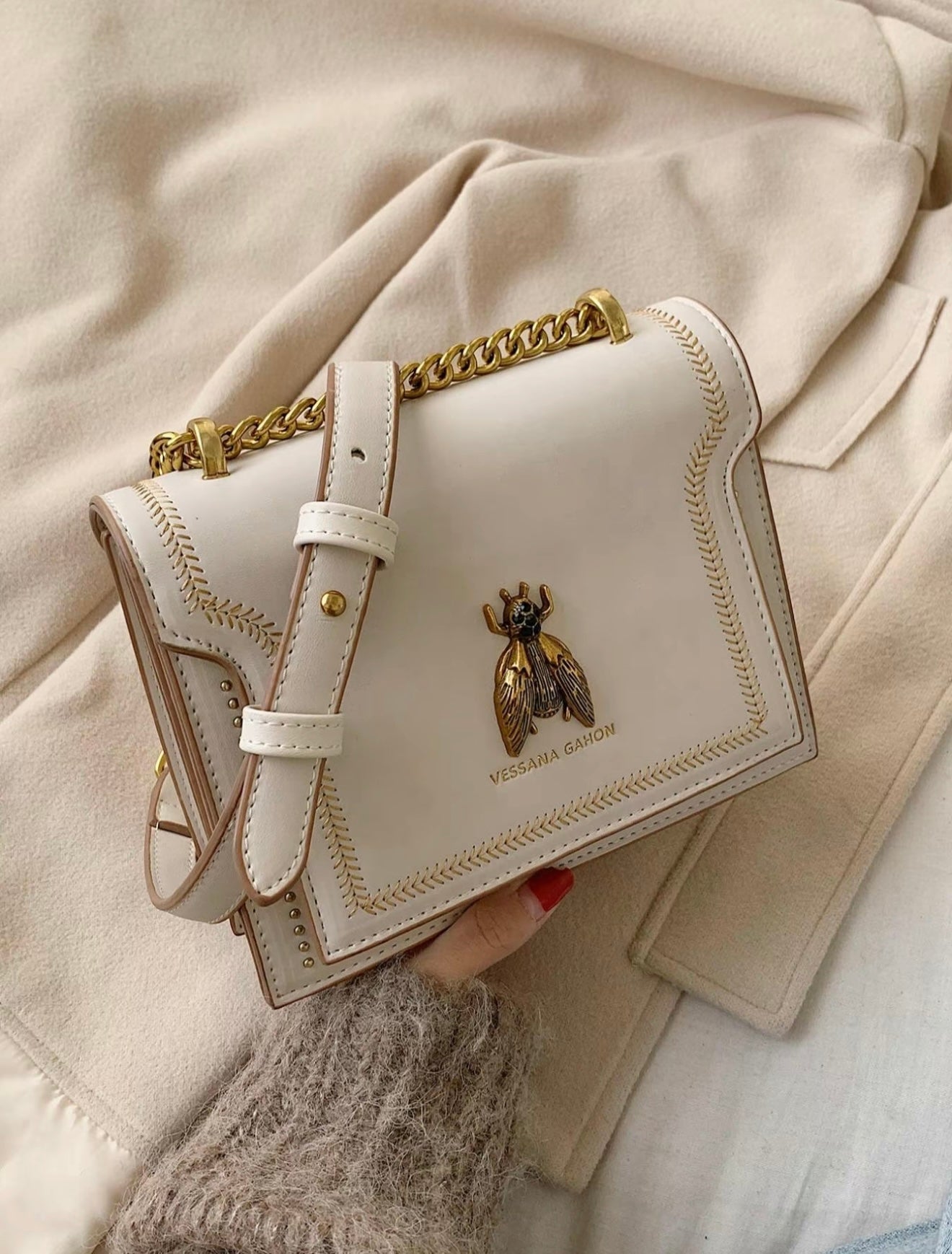 SIMONE™ - Classic Elegance Chain Bag