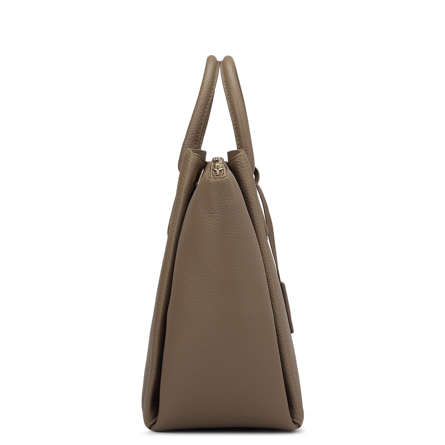 Élégance Paris - Timeless Waxed Leather Satchel