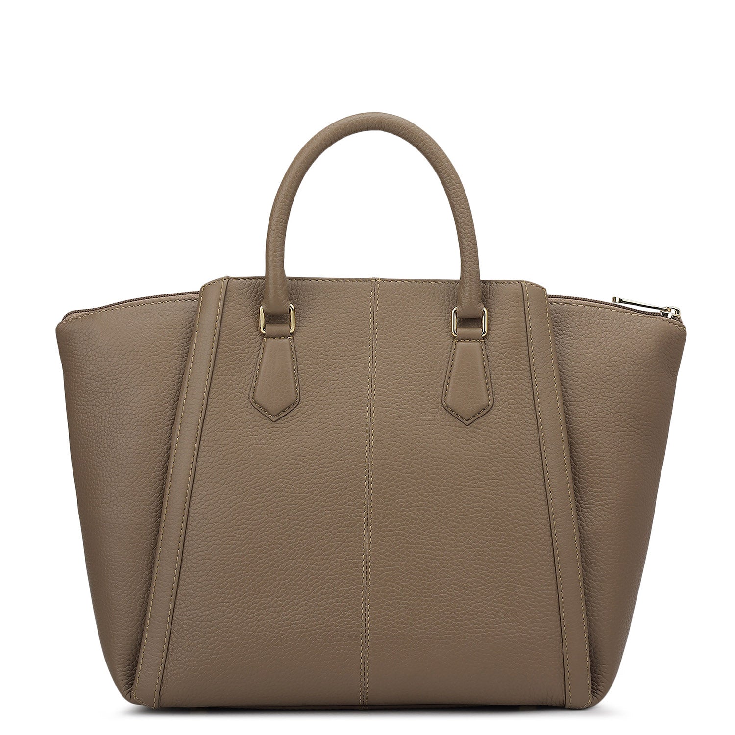 Élégance Paris - Timeless Waxed Leather Satchel