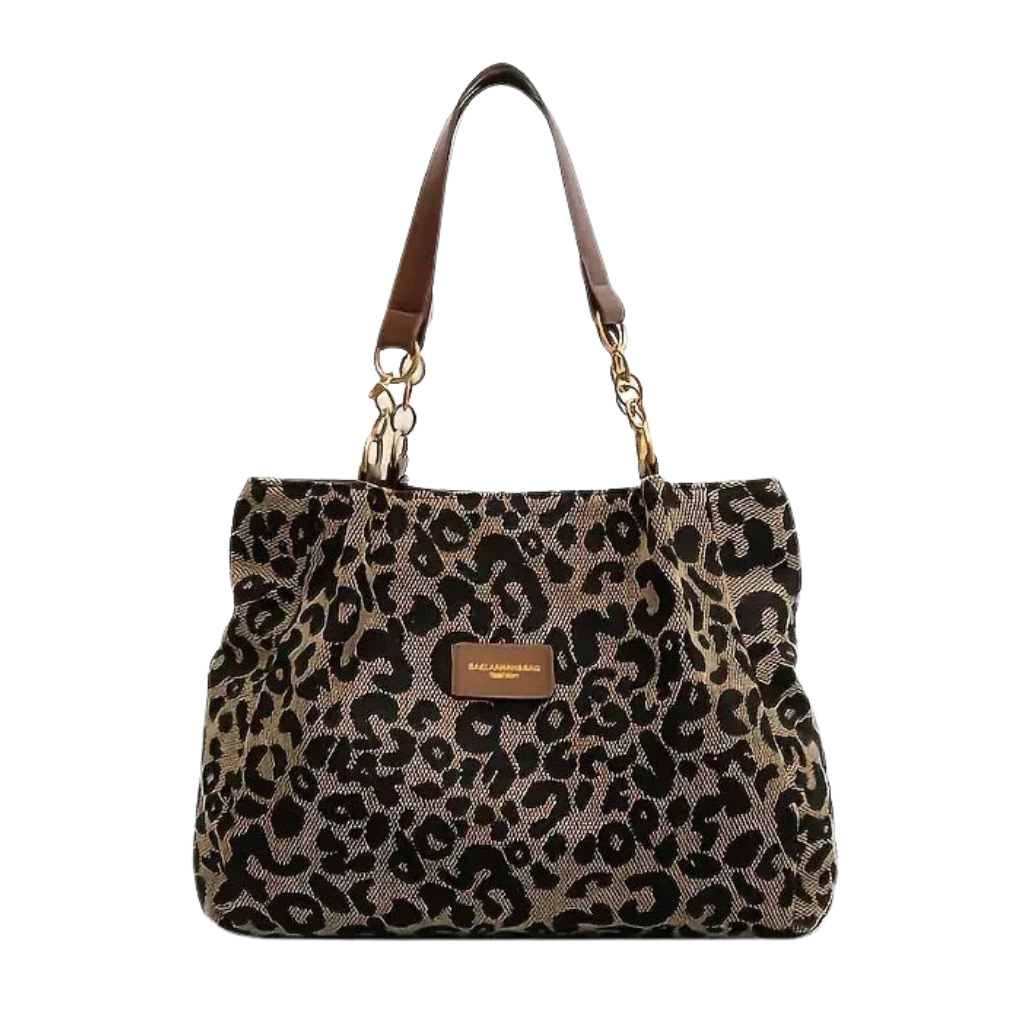 Luxurious Leopard Print Tote