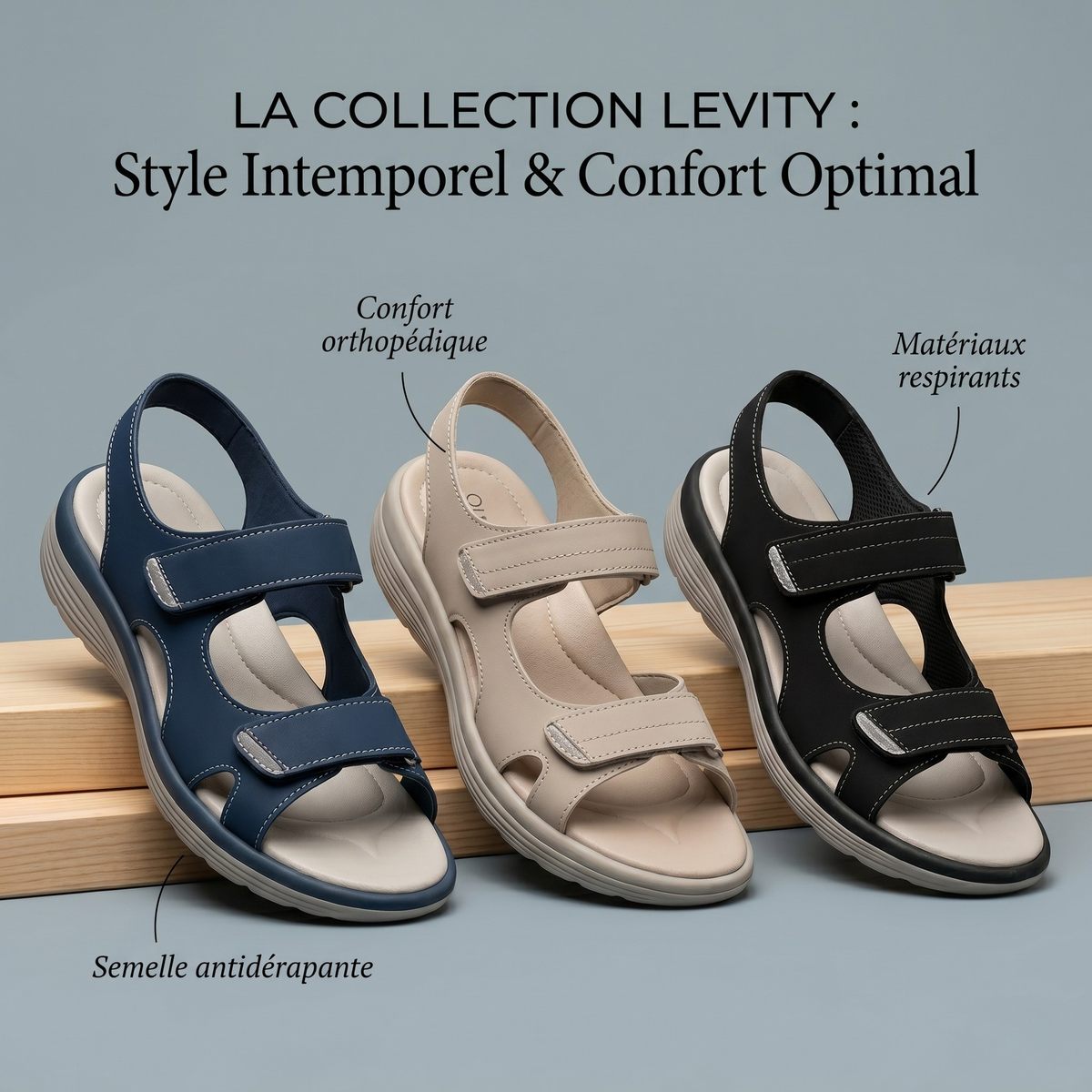 Dela | Adjustable Comfort Sandals Sophie