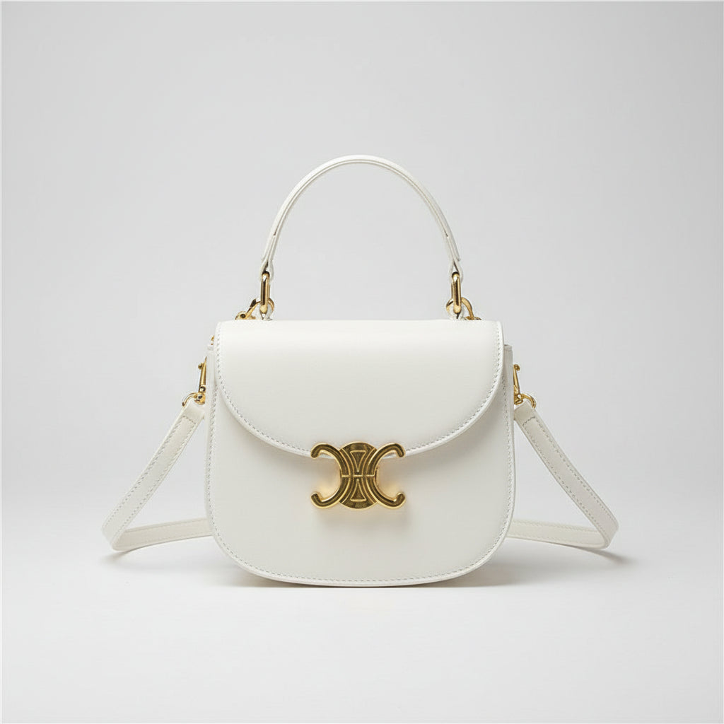 Gold-Tone Mini Crossbody Bag