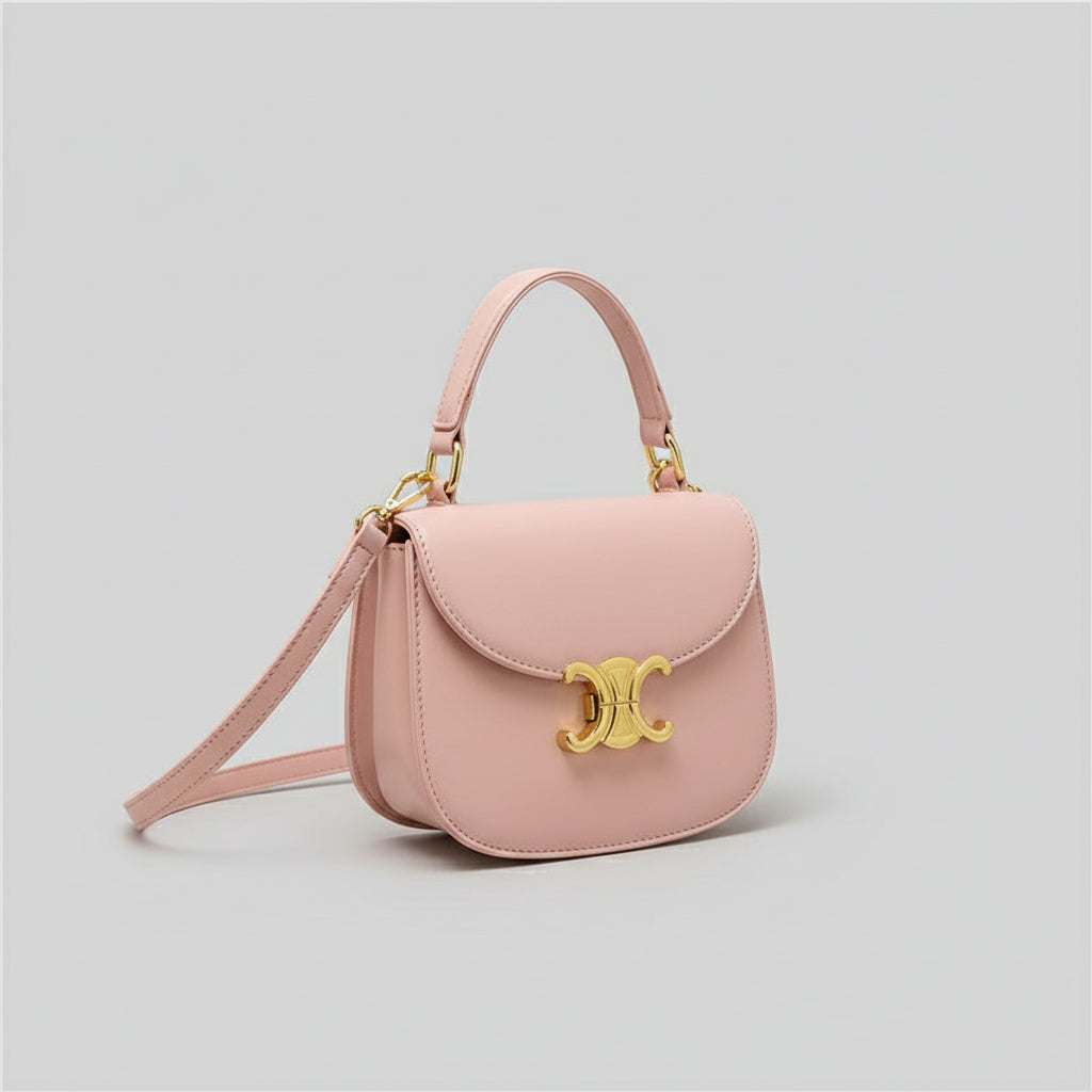 Gold-Tone Mini Crossbody Bag