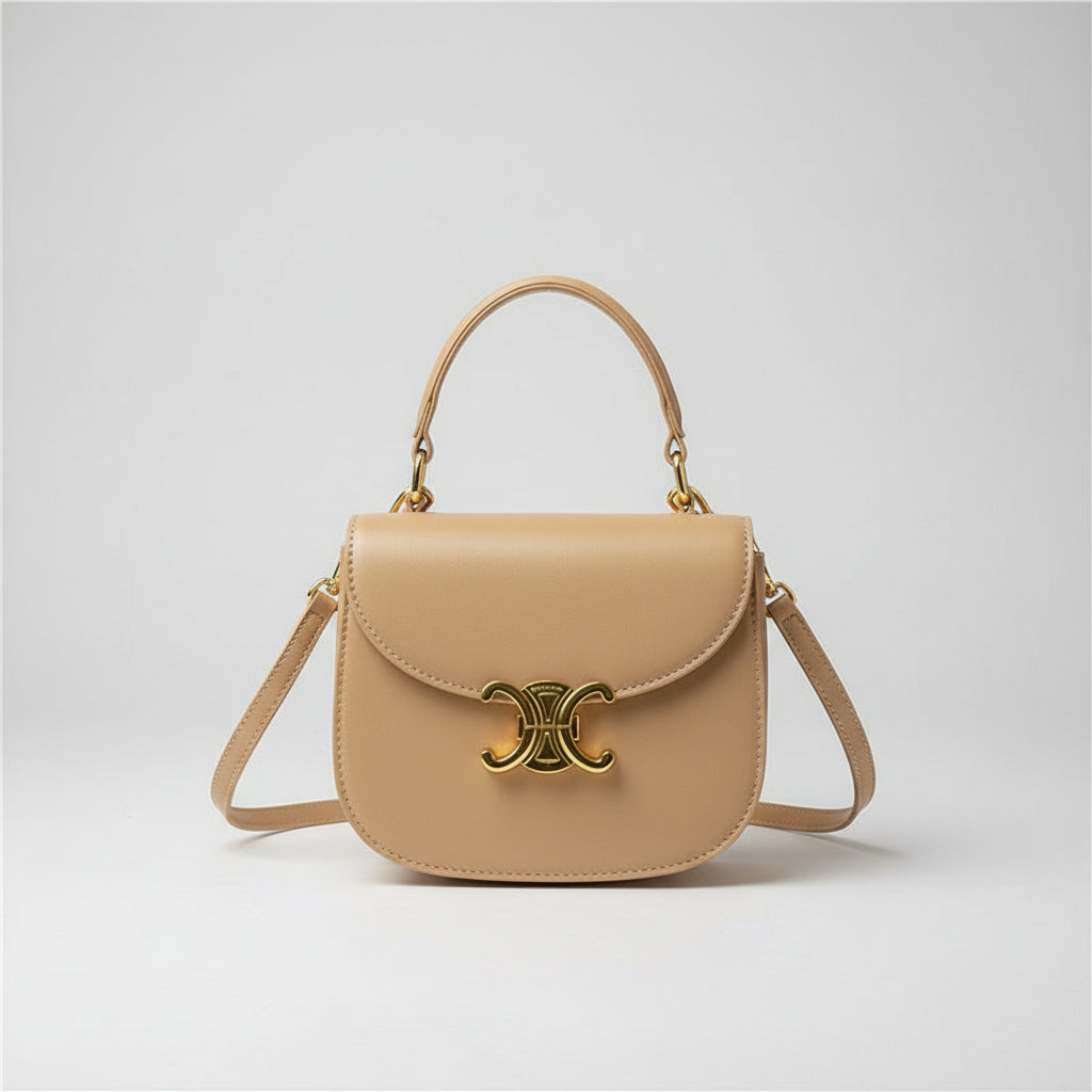 Gold-Tone Mini Crossbody Bag