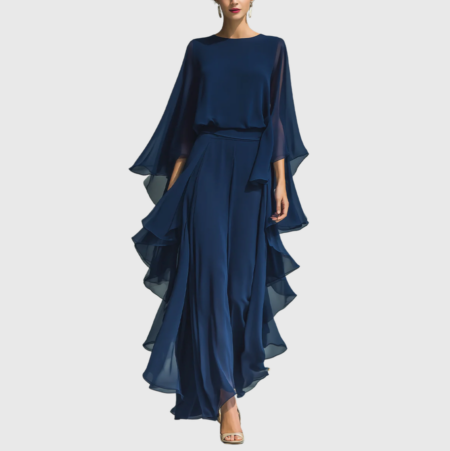 Aurelia | Chic Flowing Evening Jumpsuit