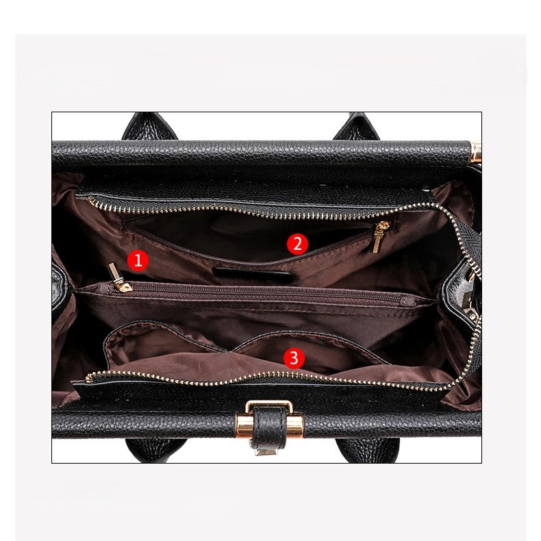 AURELIA | Crocodile-Pattern Handbag